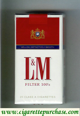 L&M Quality American Blend Filter 100s cigarettes soft box